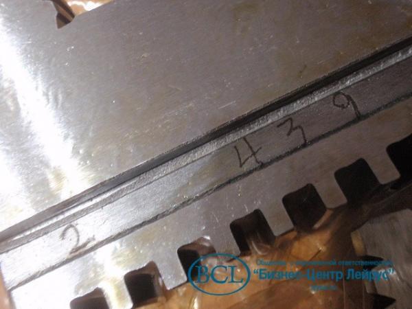 Кулачки токарного патрона внешние FUERDA OJ-11-250 HARD OUTSIDE SOLID JAWS Ф250мм номер кулачка 439 в комплекте три кулачка — фото 2